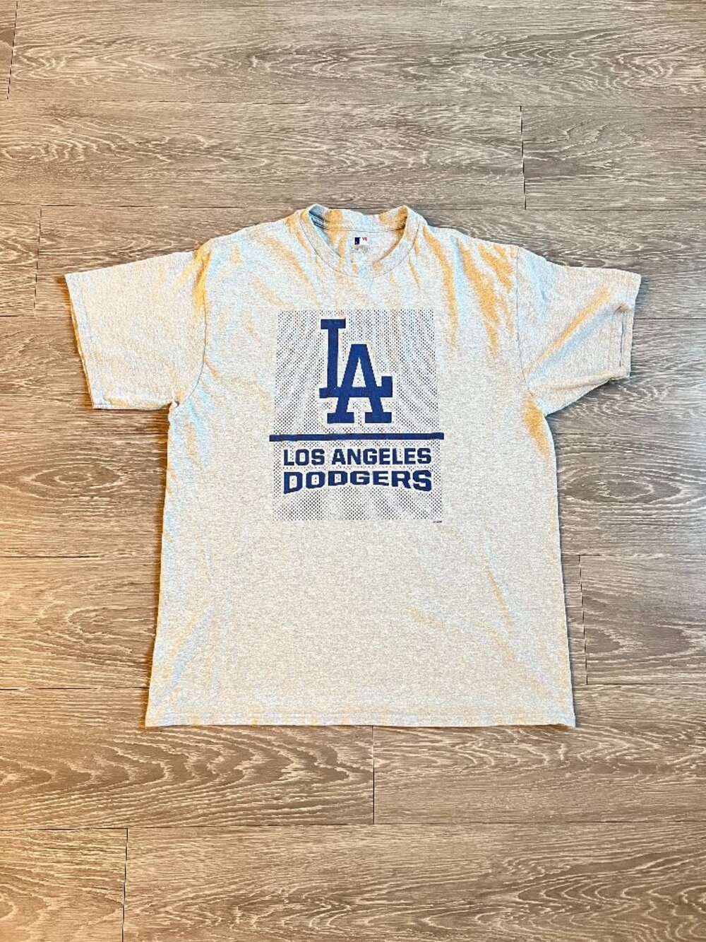 MLB "Los Angeles Dodgers" T-Shirt, Gray, X-Large
